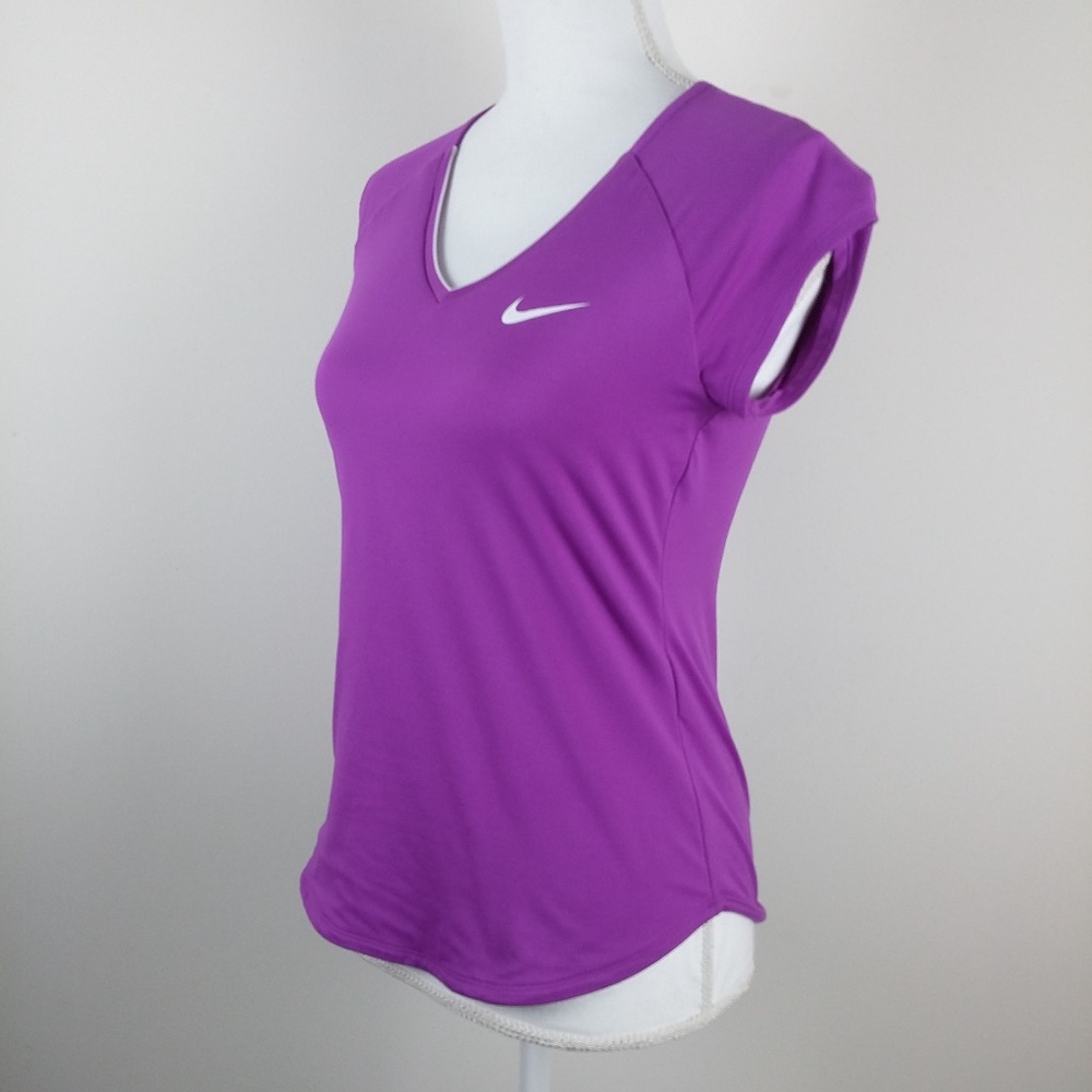 Nike Dri-Fit Fuchsia Pink Athletic Top Small - Picture 4 of 7